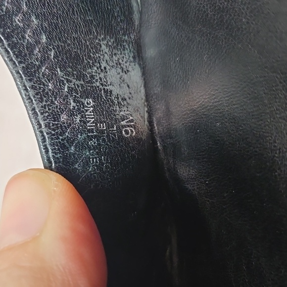 Tory Burch Womens Leather Wedge Logo Mule Clog Shoes sz 9M - Picture 16 of 16